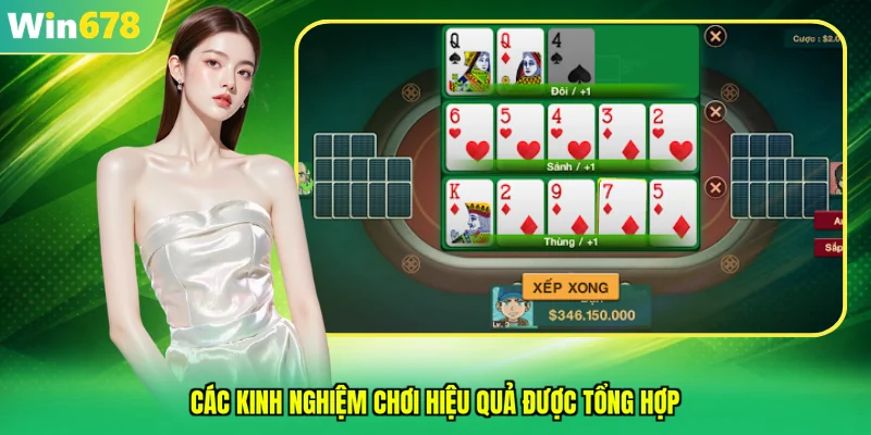 Các kinh nghiệm chơi hiệu quả được tổng hợp