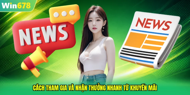 Cách tham gia và nhận thưởng nhanh từ khuyến mãi
