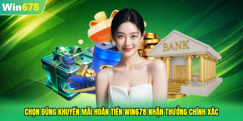 Chọn đúng khuyến mãi hoàn tiền WIN678 nhận thưởng chính xác