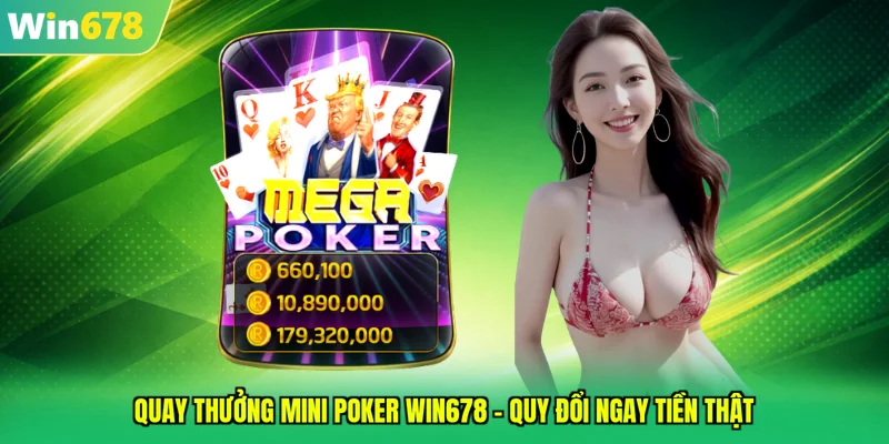 quay thưởng mini poker